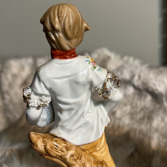 Vintage Kato Kogei Japanese Porcelain Figurines Man and Woman - Picture 10 of 16